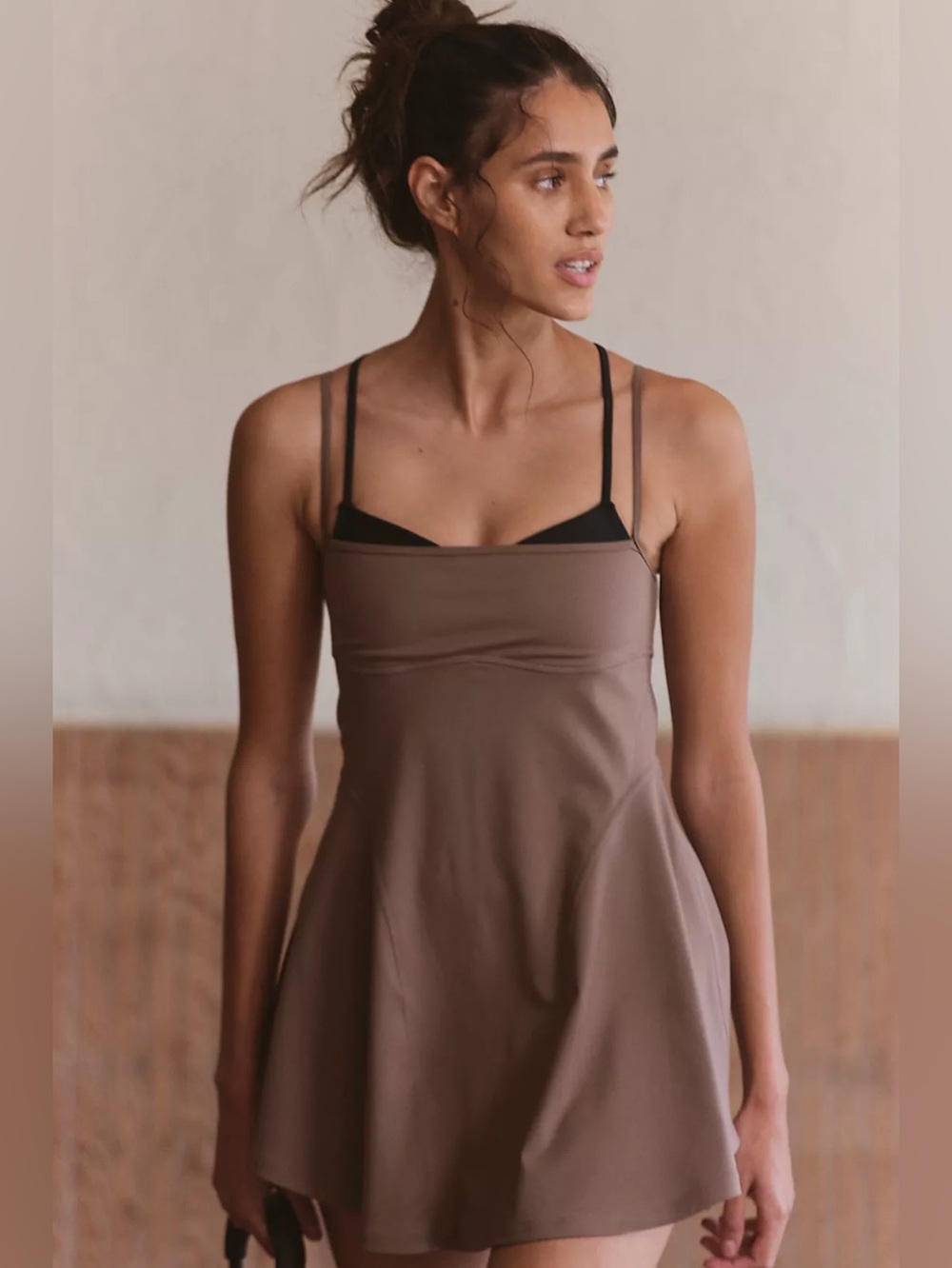 NWOT FREE PEOPLE MOVEMENT Baseline UV Protection Tennis Dress | Sandstorm Combo - Picture 2 of 7
